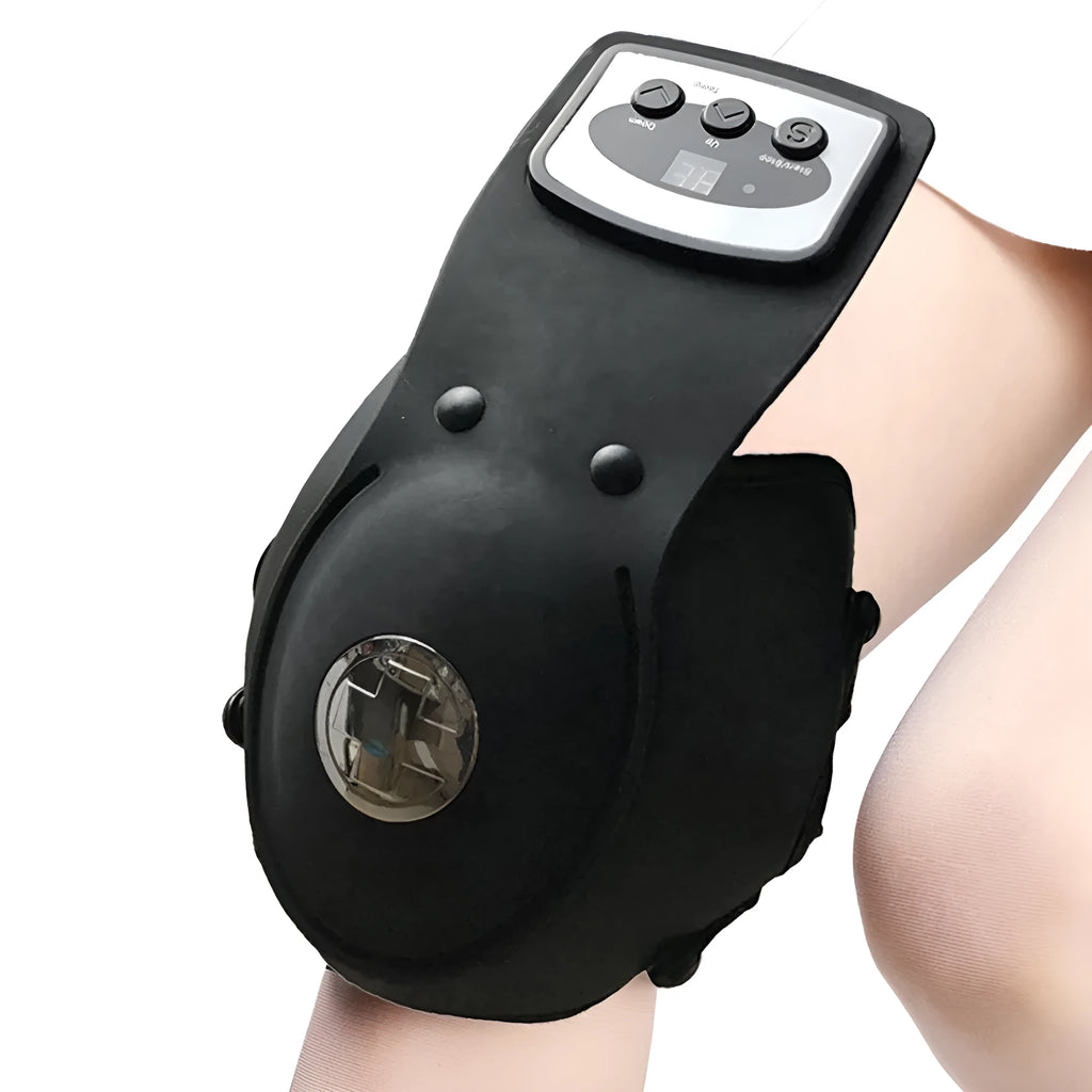 Infrared knee and shoulder massager unit with separate pads and power adapter