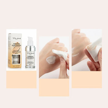 Colour Changing Liquid Foundation with SPF 50 - Portable, Natural Makeup from New Zealand