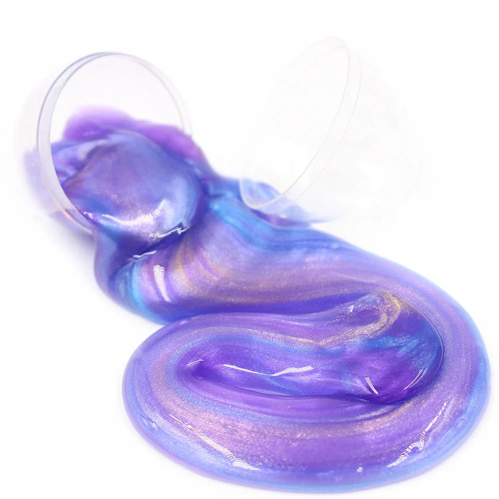 Crystal Soft Slime Ball in vibrant colours for sensory play and child development