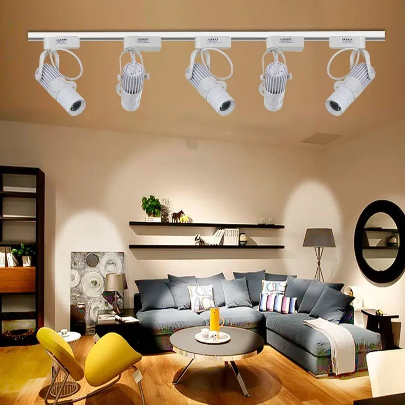 LED spotlight adjustable focus ceiling light aluminium shell 3000K warm white 6000K cool white