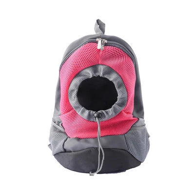 Multi-colour backpack pet bag with breathable mesh for small dogs and cats