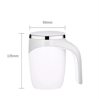 Rechargeable Automatic Stirring Coffee Mug with Hands-Free Blending for Hot Drinks