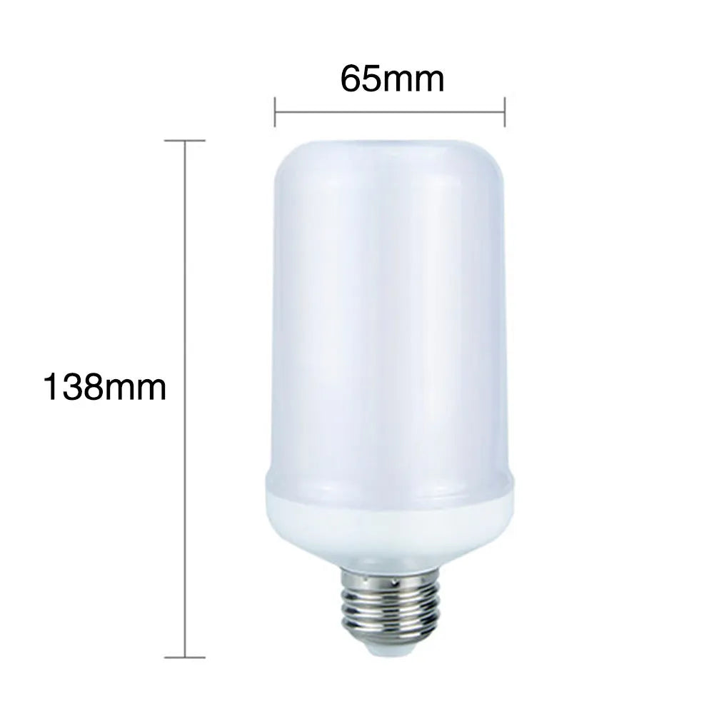 7W flame effect LED decorative bulb with flickering light pattern