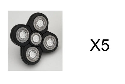 5-in-1 multifunctional electric shaver for men with 5 floating blades, waterproof design