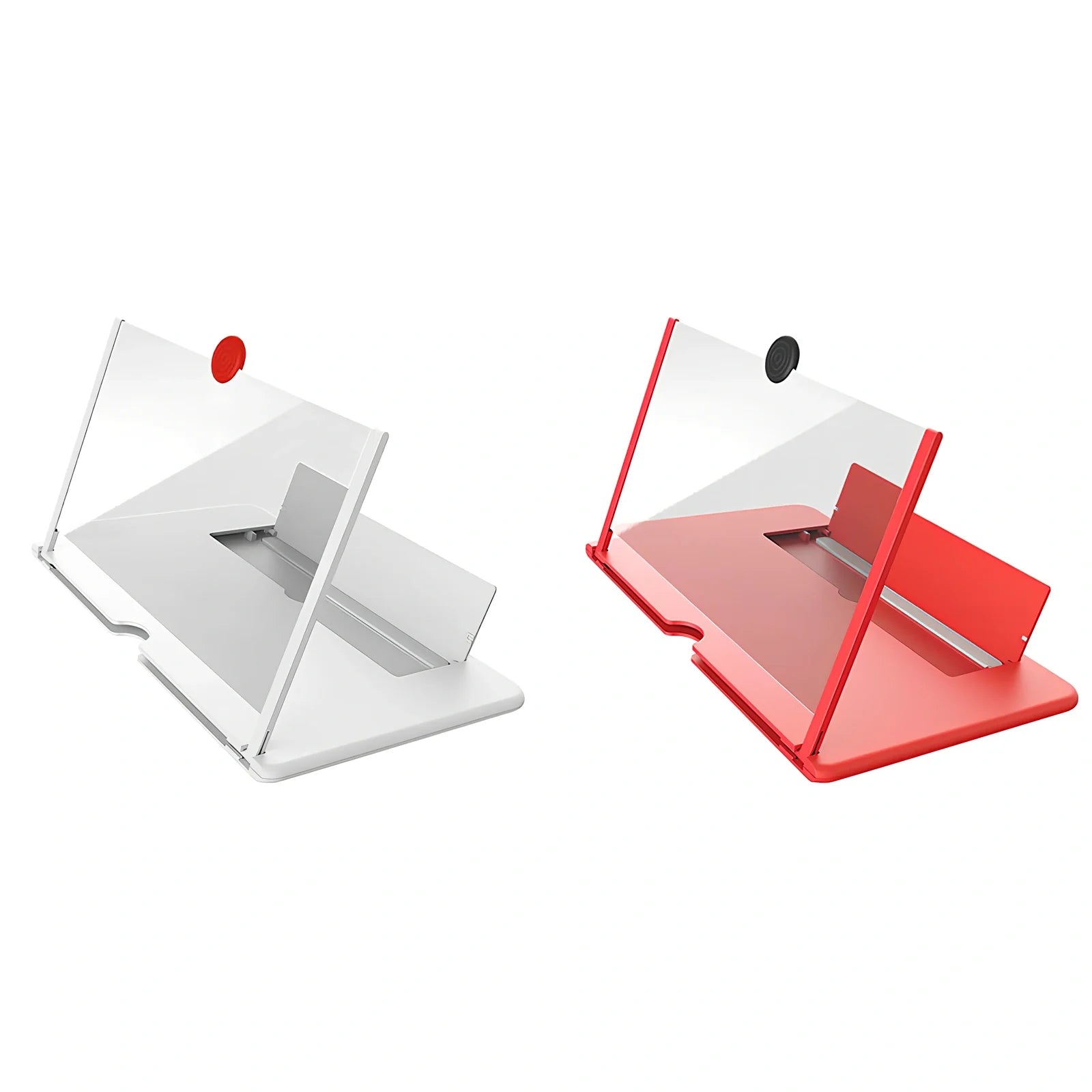 12-inch foldable mobile phone screen magnifier with 3-4x magnification in black colour