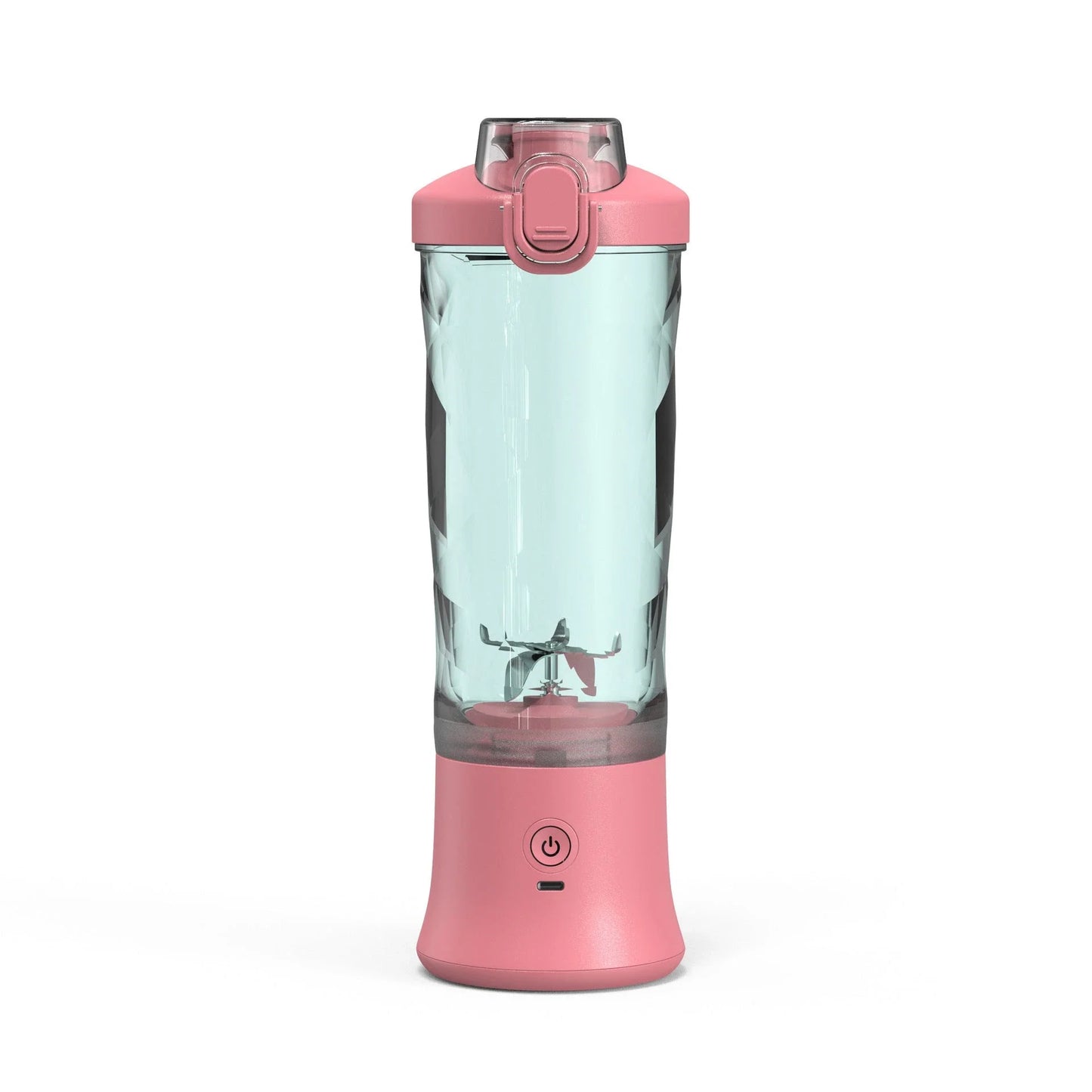 Premium personal blender with 6-blade design for smooth shakes and smoothies, portable and rechargeable for on-the-go use.