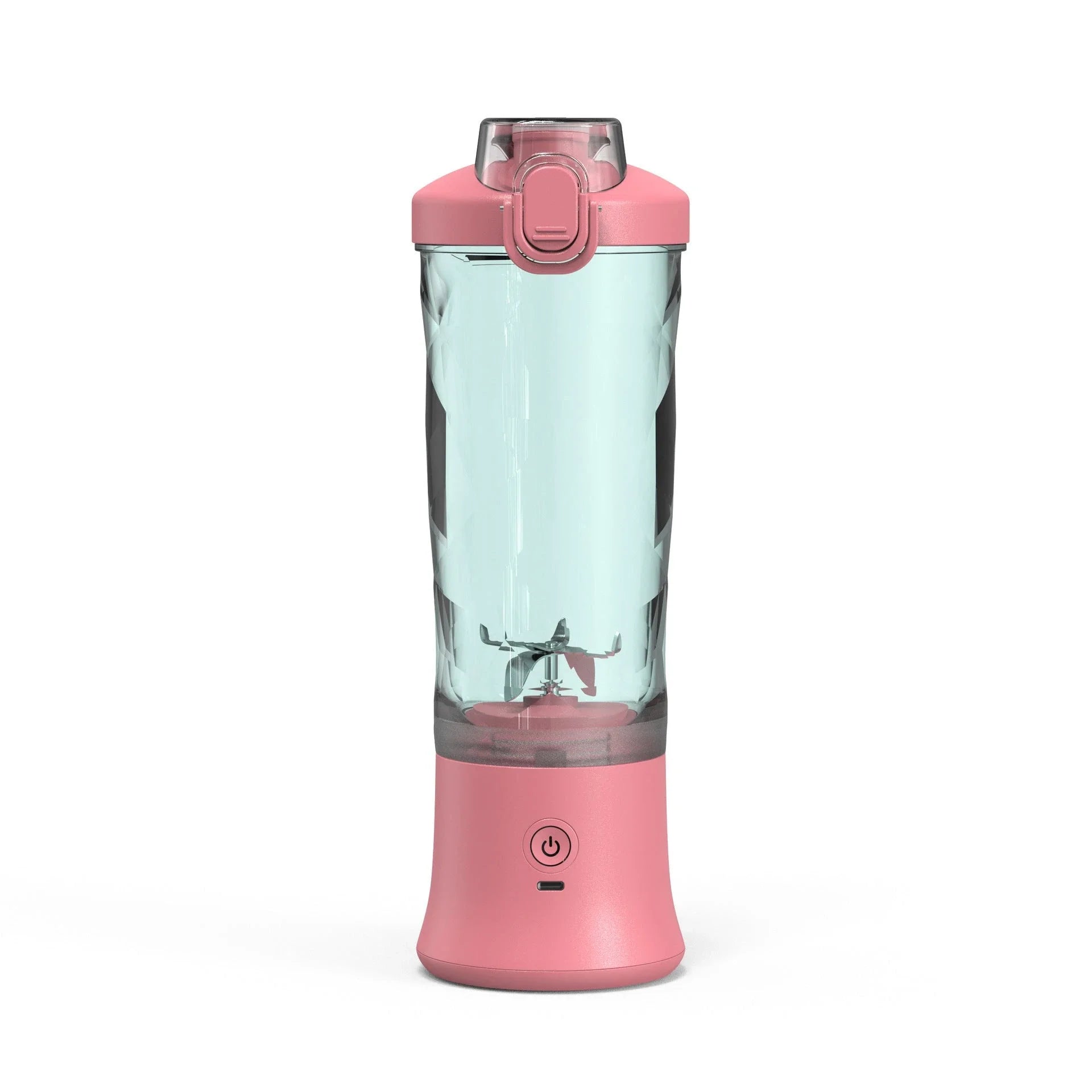 Premium personal blender with 6-blade design for smooth shakes and smoothies, portable and rechargeable for on-the-go use.