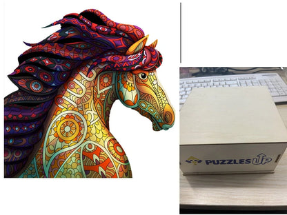 Animal Puzzle Puzzlesup A3 Size With The Box - Detailed wooden puzzle for creative minds