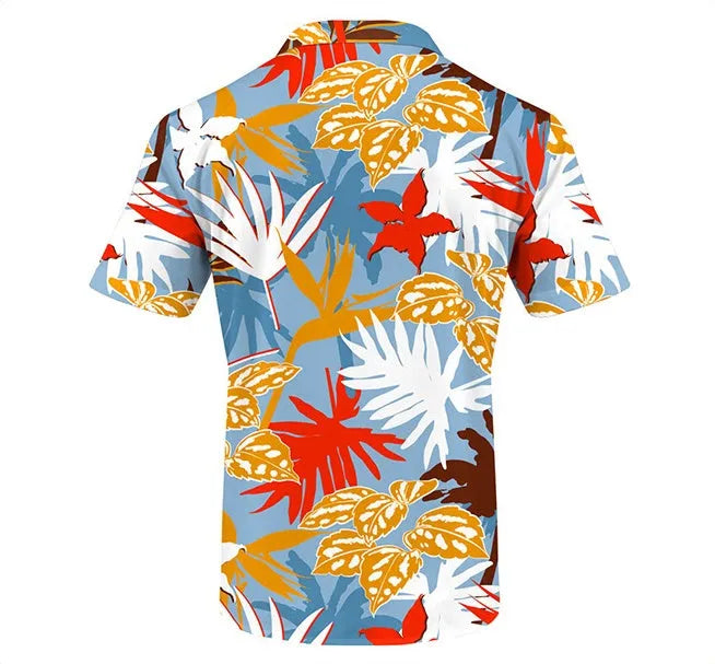 Men's beach digital printed shorts shirt inner mesh suit in polyester cotton blend, colour B267-1018