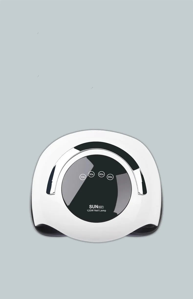 120W induction phototherapy machine BQ5T in white ABS with four plug adaptors on a table