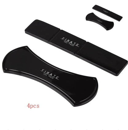 Black nano multifunctional gel pads for mounting phones and tablets