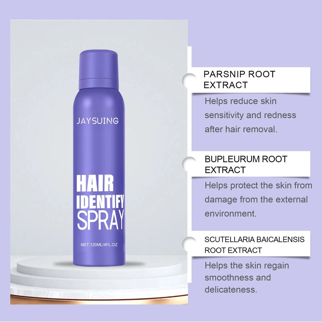 120ml portable hair removal spray bottle with botanical extracts for home use