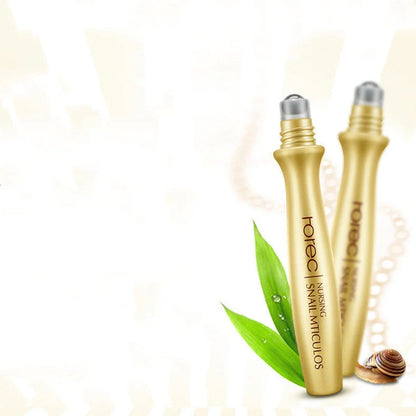15ml snail extract eye cream tube with stainless steel roller ball applicator for eye hydration