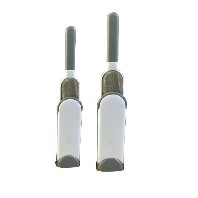 Reusable pet hair remover with self-cleaning base in multiple colours