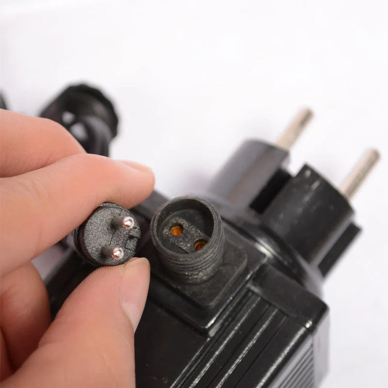 Inflatable Santa Claus deer cart Christmas decoration with LED lights