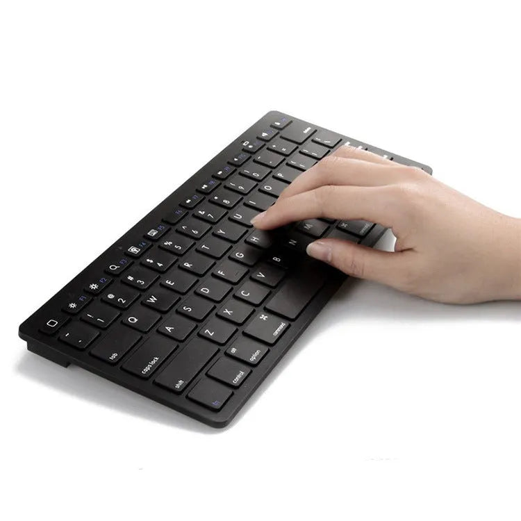 Universal Bluetooth keyboard 78 keys black with scissor mechanism for iPhone iPad Mac Android