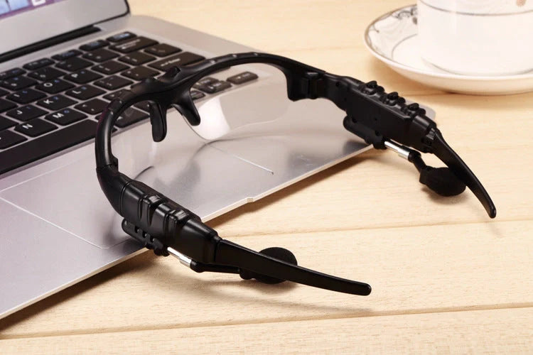 Bluetooth 5.0 smart sunglasses with wireless headphones and polarized lenses