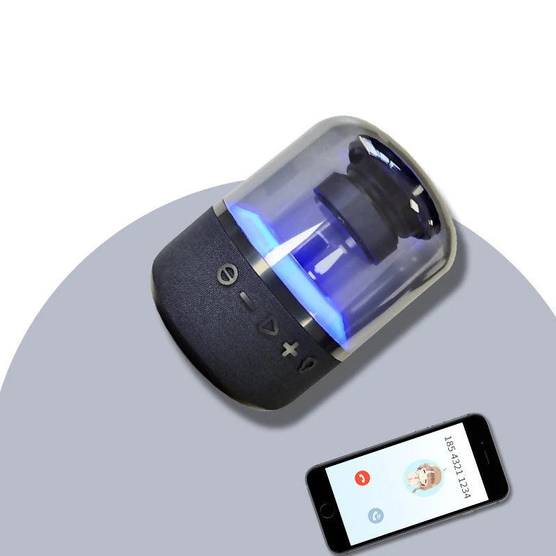 Four-Color Light Touch Wireless Bluetooth Speaker with surround sound technology