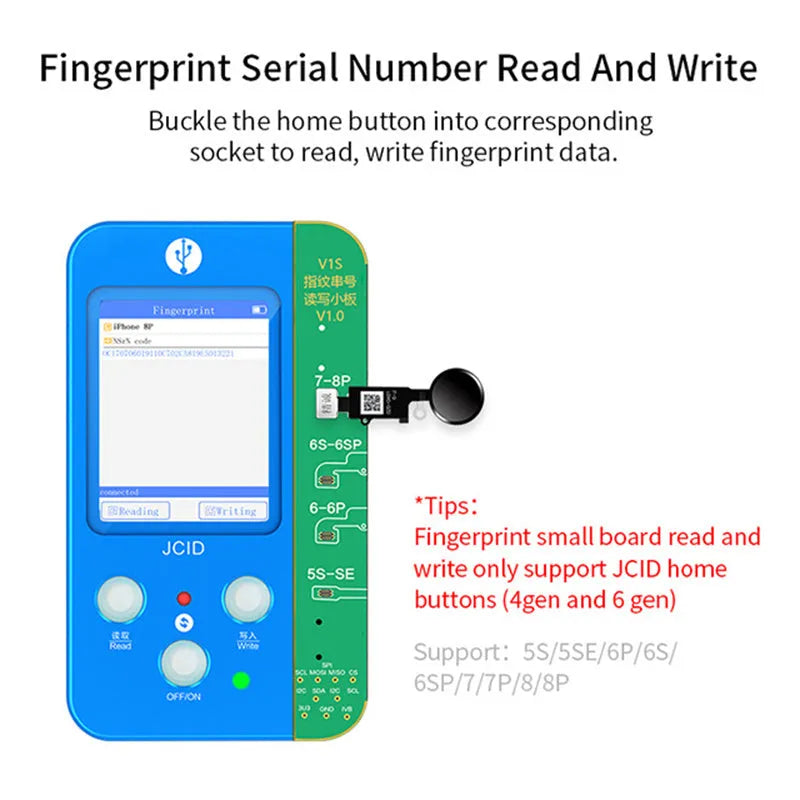 V1SE Pro plastic original colour repair instrument detector for iPhone and Samsung phone maintenance.