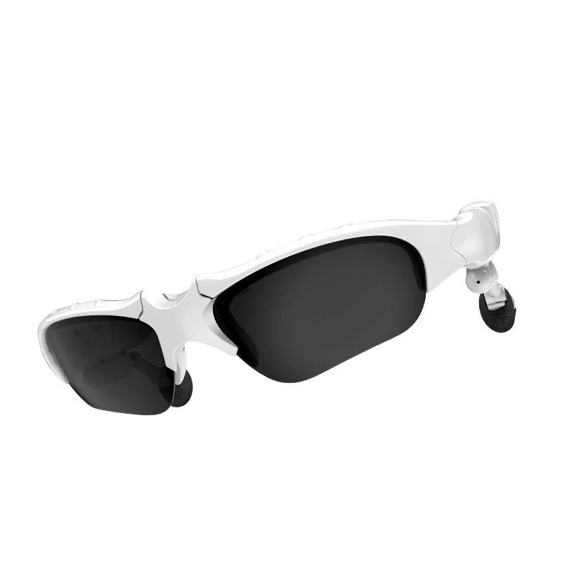 Bluetooth 5.0 smart sunglasses with wireless headphones and polarized lenses