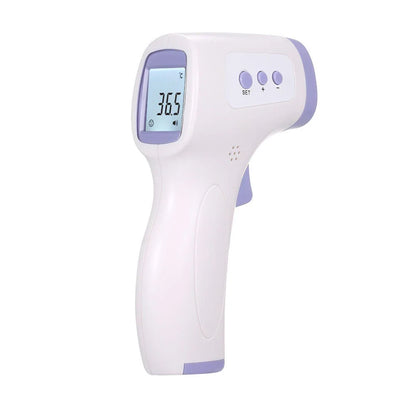 Non-contact infrared thermometer gun with backlit display for accurate temperature measurement