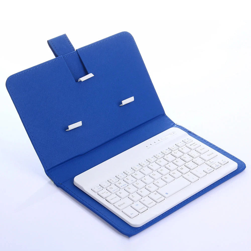 Wireless keyboard case protective cover for Bluetooth devices with compact design
