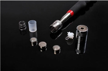LED Magnetic Pick Up Tool with telescopic shaft and LED light for retrieving small metal parts