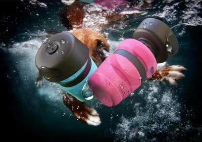 Foldable pet water bottle with integrated bowl for convenient on-the-go hydration