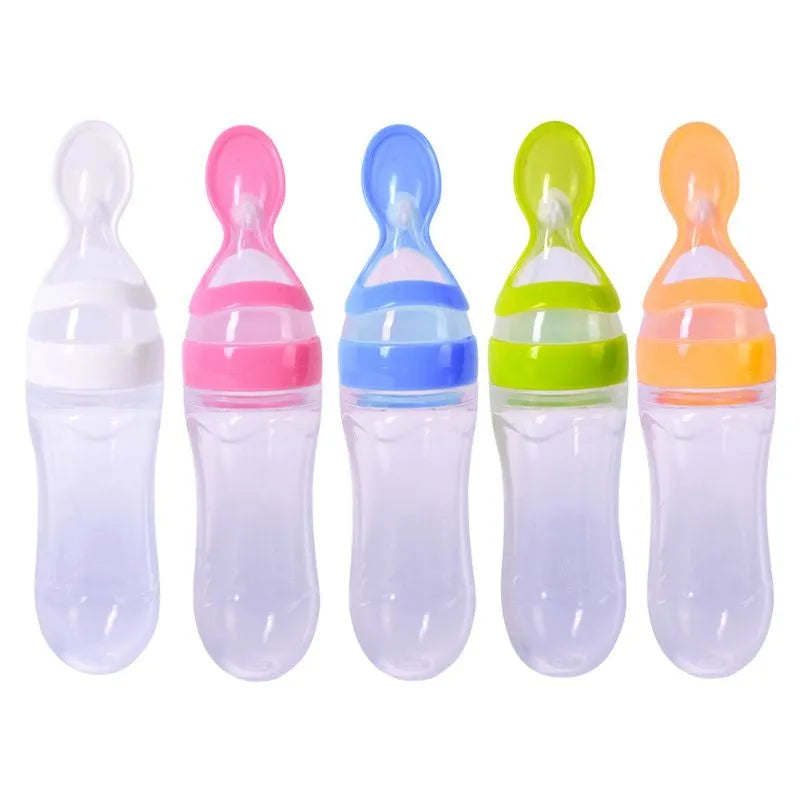 Pack of 12 clear plastic disposable champagne flutes in assorted colours on a table.