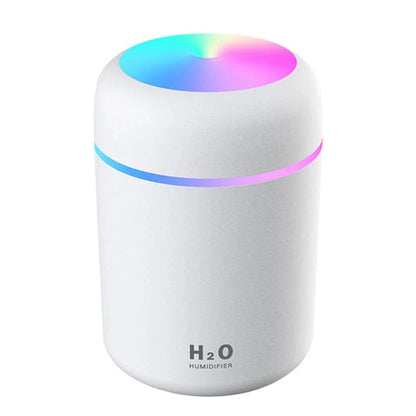 Mini USB Desktop Humidifier with Soothing Mist, Color-Changing Lights, and Quiet Operation