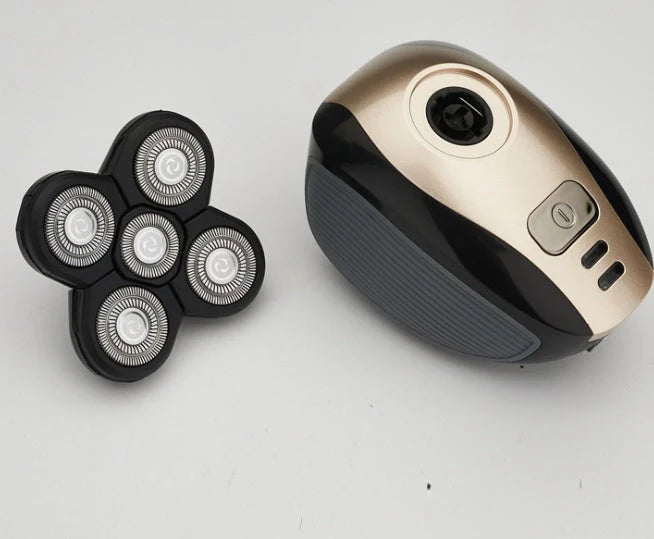 5-in-1 multifunctional electric shaver for men with 5 floating blades, waterproof design