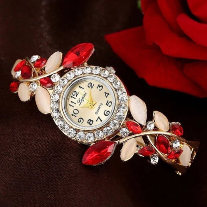 Vintage round dial quartz watch with alloy case in various colours