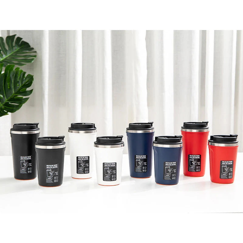 Durable stainless steel water bottle with 520ml capacity, perfect for hydration on the go