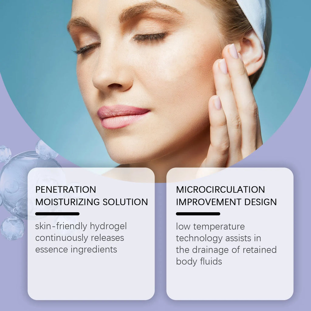 Collagen eye mask pack containing 12 pairs in individual bubble packaging for daily moisturising care