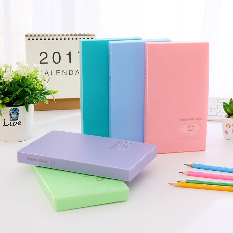 Bock Business Card Case in various colours, holding up to 120 business cards, made from durable plastic.