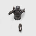 Resin character wall hanging decoration modern simple design metallic finish