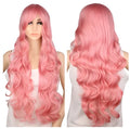 Long curly wig in black brown colour with 30cm length on mannequin head
