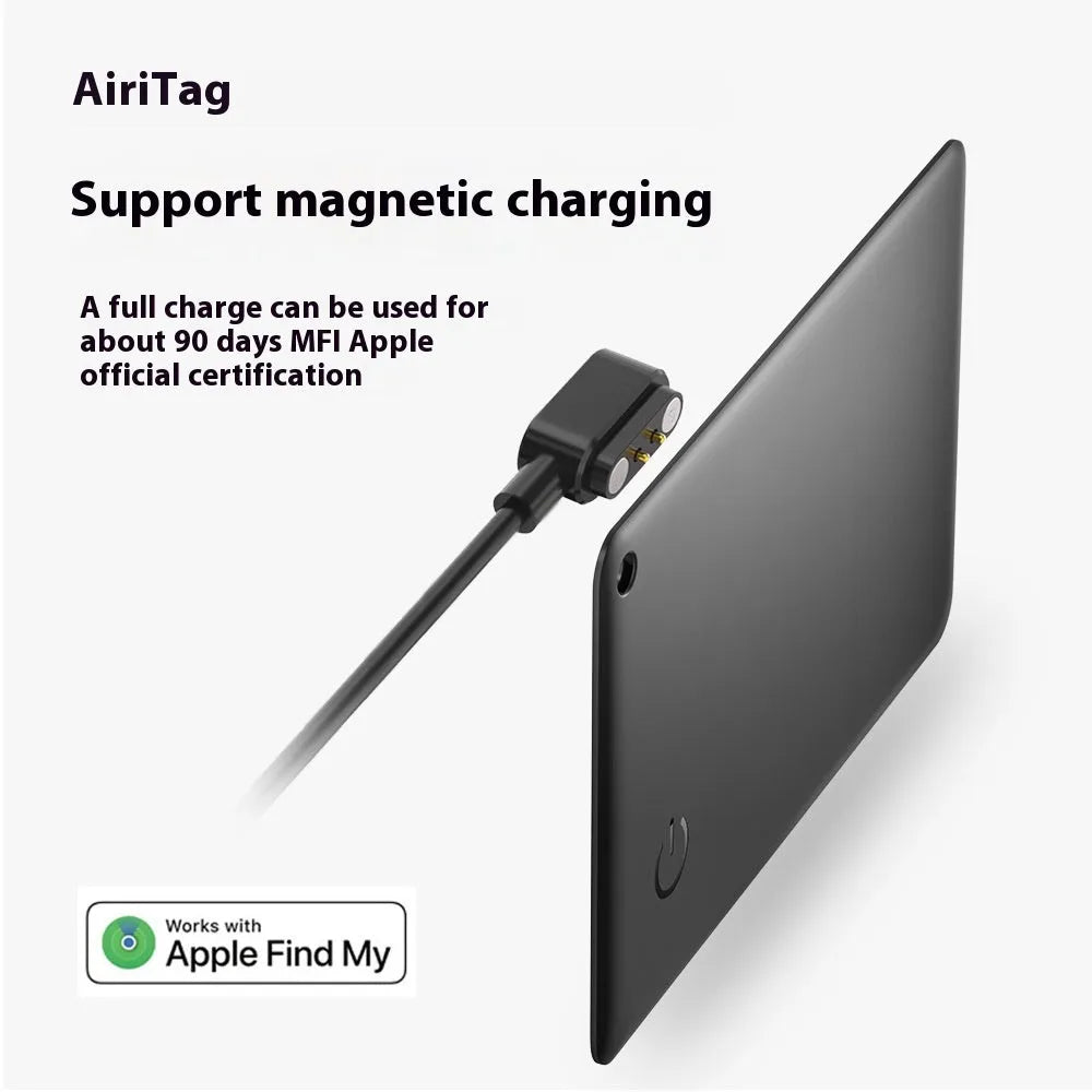 Card-shaped global positioning search locator in ABS material with slim profile for iPhone users