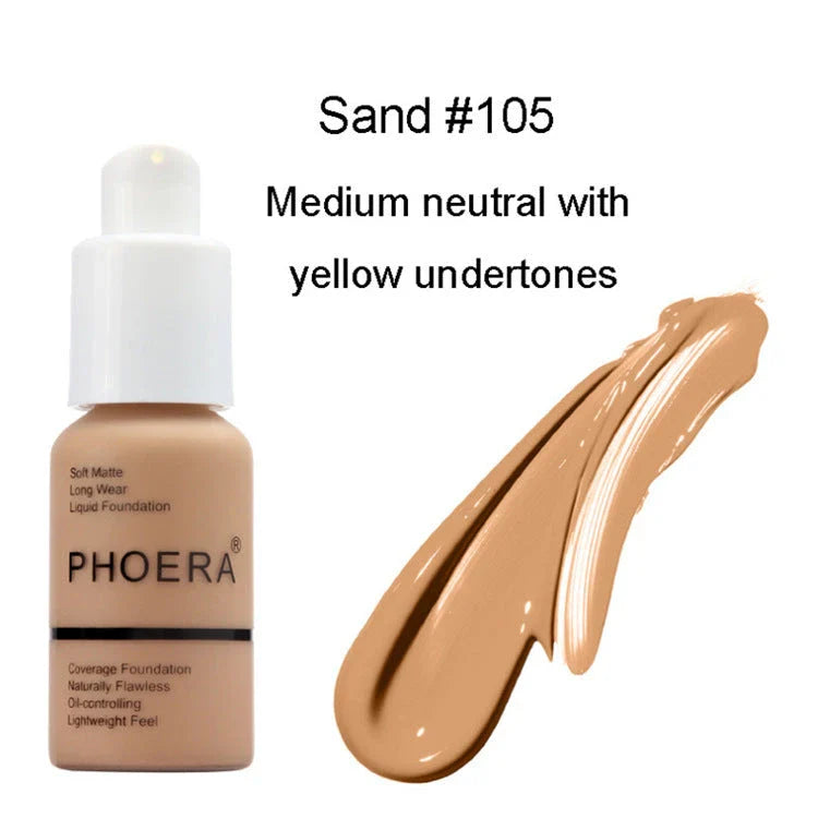 Smooth & Matte Oil Control Concealer Foundation for a flawless, radiant complexion