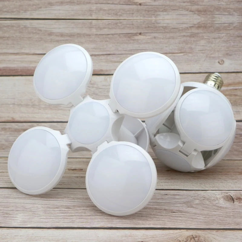 Foldable Leaf Light Football LED Light in cold white and warm white options