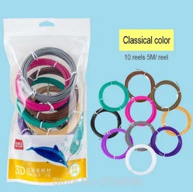 3D Printing Pen with LED display for temperature adjustment, compatible with ABS and PLA filaments