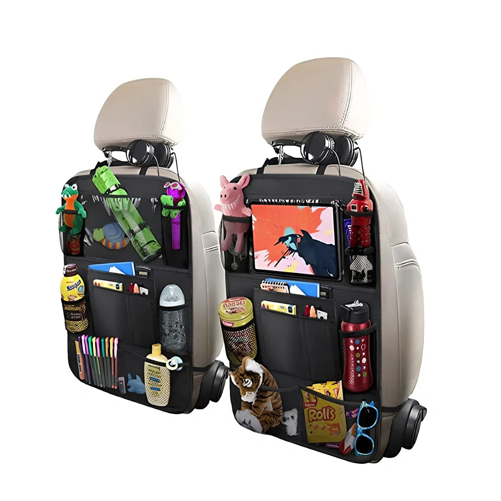 Black waterproof car storage bag measuring 61cm by 41cm with Oxford fabric construction