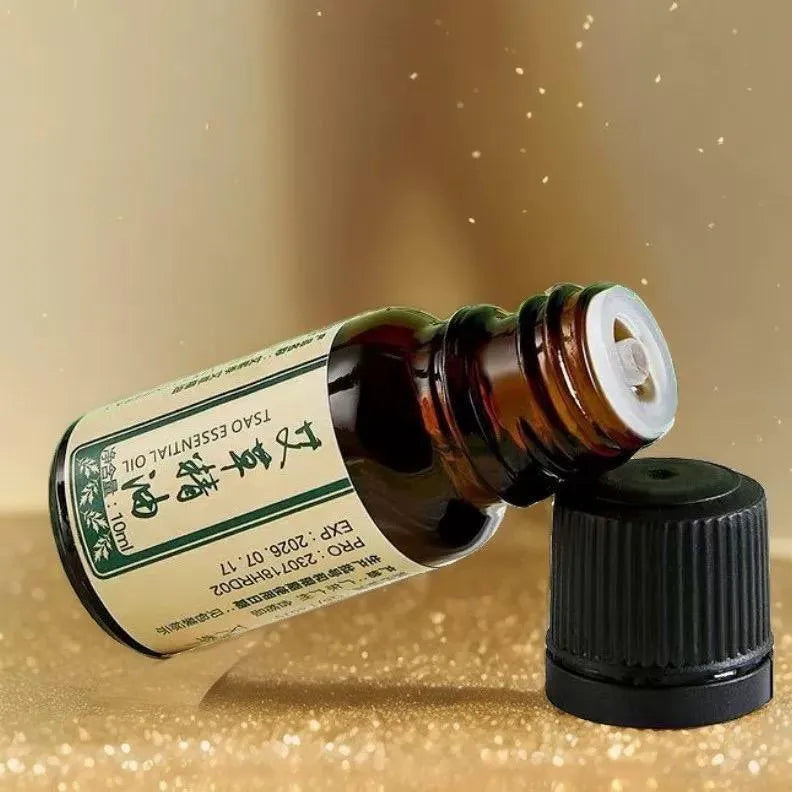 Stone moxibustion gua sha jar set with fleece moxa stick, mugwort oil, brush and acupoint map
