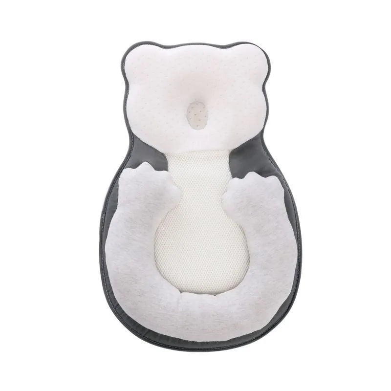 Portable folding baby travel crib with a soft cotton sleep cushion for newborns