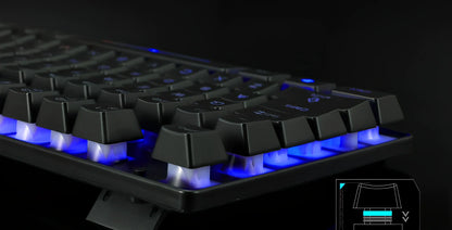 Wired gaming keyboard and mouse combo with USB connectivity and 1000dpi optical resolution