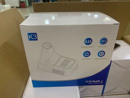 Wall-mounted touchless infrared thermometer with digital display and fever alarm