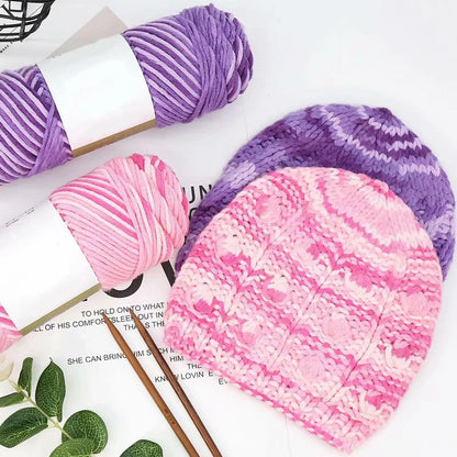 8 strands gradient milk cotton wool for hand knitting in various colours
