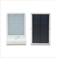 36LED solar outdoor garden light in black with ABS and PP construction, rechargeable battery
