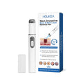 Handheld ABS plastic non-invasive laser mole and wart removal pen for skin treatment.