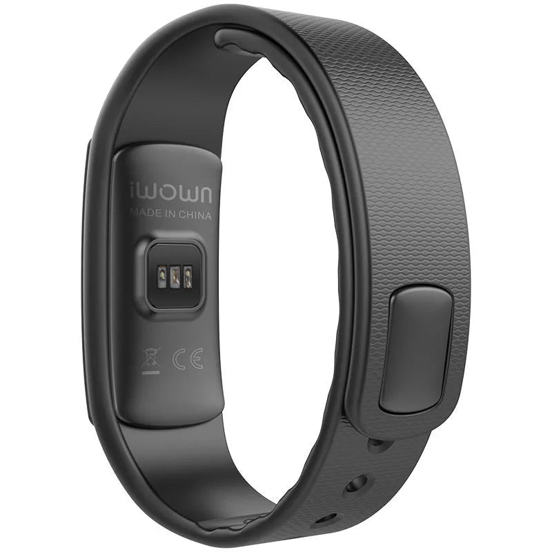 I6 smart sports bracelet with 0.96-inch screen on wrist showing health metrics